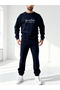 Livo Sweatpants Set, Lacevert Design, Without a Hood - 5