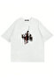 Unisex Horse Rider Printed Crew Neck Oversized T-Shirt