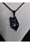 Wolf Iconic Steel Necklace 3.5cm Black Unisex Style Necklace - 2