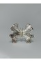 12-Piece Napkin Ring Napkin Holder Accessory Tableware Kitchen Display Holder Dowery Napkin Holder Gold Silver Metal - 4