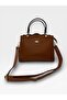 1440 Women's 2-Compartment Wave Detailed Stylish Hand and Shoulder Bag with Adjustable Strap - 3