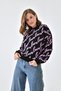 Women's Crew Neck Love Text Detailed Knitwear Sweater 10517 - 6