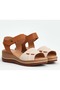 Vipera Genuine Leather Comfort Orthopedic Women's Sandals Beige - 2