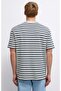 M0613166 Striped T-Shirt Men's T-Shirt Beige - 4