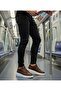 Men's Tan White Sole Casual Lace-Up Comfortable Sneaker Flexible Thick Comfortable Sole Walking Shoes - 7