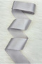 6 cm Light Gray Single Sided Satin Ribbon 10 Meters, Dowry Engagement Jewelry Special Day Gift Decoration