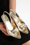 Pointed Toe Beret Buckle Accessory Women's Classic (9cm) Heeled Shoes