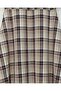 Elastic Waist Plaid Patterned Polyviscon Skirt - Brown - 4