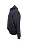 Large Size Hooded Transitional Coat with Ribbing (Comfortable Wide Fit) - 4