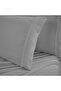 King Bed Sheets Set, 500 TC, 4 Piece, Microfiber, 41 cm Pockets, Wrinkle Free (Deep Gray) - 3