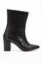 4805 Black High Thick Heeled Daily Women's Boots - 4