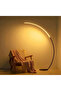 Nordic Style LED Arc Floor Lamp