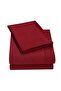King Bed Sheets Set, 500 TC, 4 Piece, Microfiber, 41 cm Pockets, Wrinkle Free (Red) - 5