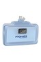 Compact Power Bank with 20W USB-C & Lightning Foldable Connectors, Fast Charging, LED Display, Blue