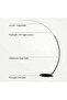 Nordic Style LED Arc Floor Lamp - 3
