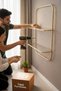 Pito Metal Glass Wall Shelf - Stylish Organizer Shelving Unit for Kitchen, Bathroom, and Bedroom - 4