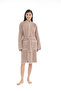 Athena Kimono Women's Bathrobe - Taupa 100% Cotton