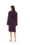 Athena Kimono Women's Bathrobe - Purple 100% Cotton - 4
