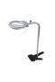 2.5x90 mm 5x24 mm magnifier tabletop magnifier with peg metal hose