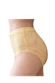 High Waist Lace and Tulle Woven Patterned Women's Panties Set 5-Piece M-L - 2