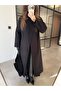 Stand-Up Collar K Double-Breasted Cashmere Coat Black - 2