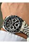 Men's Wristwatch with Function Silver-Black Color Steel Band Frc2035Mr - 3