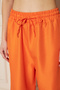 Women's Trend High Waist Elastic Orange Loose Pants - 5