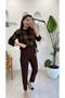 Women's High Waist Flexible Ankle-Length Fabric Pants - 2