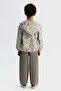 Boy's Costa Zippered Cardigan 4-8 Years Old Beige - 4
