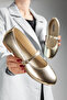 Women's Satin Ballet Flats Orthopedic Sole