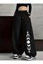 Street Style Gothic Printed Unisex Baggy Tracksuit