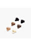 Pack of 6 Heart Shaped Hair Clamp - 8