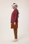 44210 - Stylish Comfortable Mercerized Embroidery Detailed Women's Long Flowy Slim Knit Sweater - 4