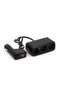 Splitter brichetă auto SOC2 3+1 USB