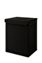 Black Lid Toy Box Foldable Stain Resistant Children's Room Basket Organizer Toy Box - 3