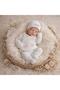 100% Cotton 10 Piece Cute Rabbit Patterned New Season Newborn Baby Girl Hospital Discharge Bodysuit Set - 3