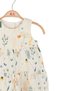 Baby Girl Sunflower Dress 1-4 Years Old Cream - 2