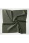 Viskose Velora Scarf Army Green Floral Patterned Tok Duruşlu 90X90 - 5