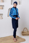 Estına Parachute Gilet Long Sleeve Hijab Swimsuit 1402 - 4