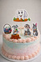 My Tooth Came Out My First Tooth Wheat Themed Children's Tooth Cake Decoration 5 Pieces