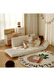 Mesa Adjustable Comfy Lazy Floor Sofa - White - 7