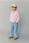 Jeans Girls' Embroidered Denim Trousers Elastic Waist Comfortable Fit
