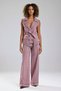 Women's Double Piece Look Vest with Belt Detail at the Waist - 5