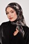 Batik Shadow Flower Pattern Sparkling Crystal Scarf