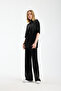 Women's Zippered Modal Fabric Stone Detailed Oversized Piece Set - 3