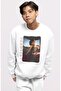 Unisex Oversized Lisa Blackpink Deadline Rose Printed Crew Neck Hoodless Sweatshirt - 2