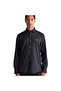 Men's Black Slim Fit Buttoned Collar Shirt