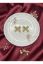 Gold Bow Earrings Steel Women's Earrings – Non-Tarnish, Minimalist and Stylish Design - 4