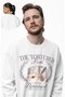 Unisex Oversized the Tortured Poets Department Taylor Swift Printed Hoodless Sweatshirt