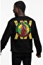 Unisex Oversized Stadium Series Breezy Bowl Chris Brown Back Printed Hoodless Sweatshirt - 3